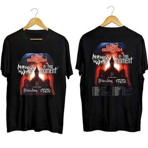 Dark Horizon Tour With In This Moment 2 Sided Metal Fan T-Shirt